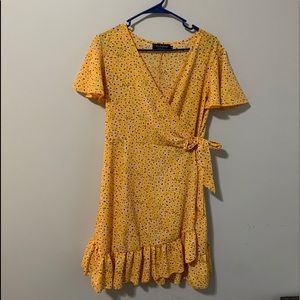 Yellow summer dress